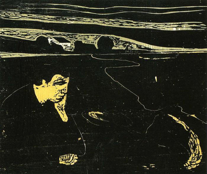 Edvard Munch Evening Melancholy I
